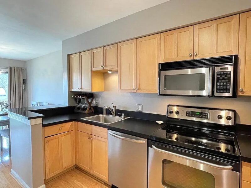 Furnished garden style apartment