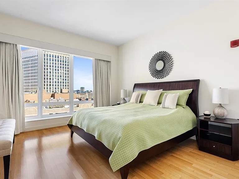 Furnished front-facing corner unit in Boston MA