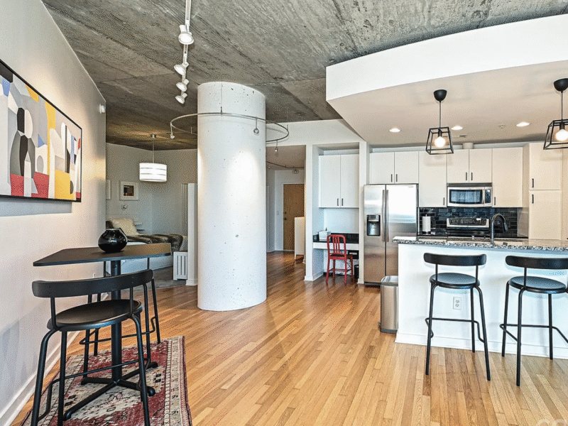 Located in the center of Uptown Charlotte