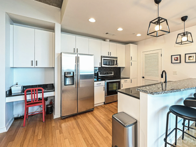 Located in the center of Uptown Charlotte