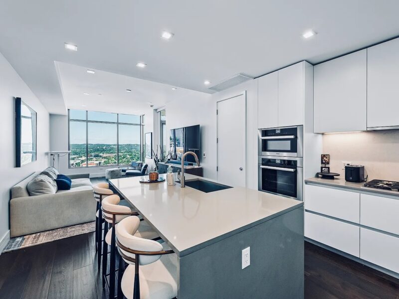 Located above Downtown Austin's Market District