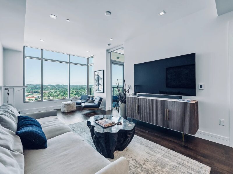 Located above Downtown Austin's Market District